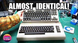 Using A Reproduction C64 Keyboard like it's 1982!