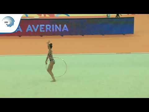 Dina AVERINA (RUS) - 2018 Rhythmic Europeans, all around final hoop