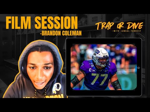 Commanders rookie Brandon Coleman has starting LT traits | Film Session