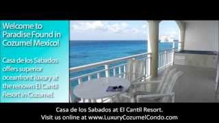 preview picture of video 'Luxury Cozumel Condo  Casa de los Sabados at El Cantil Resort'