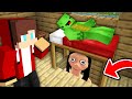 SCARY MOMO Under The Bed in Minecraft Challenge - Maizen JJ and Mikey