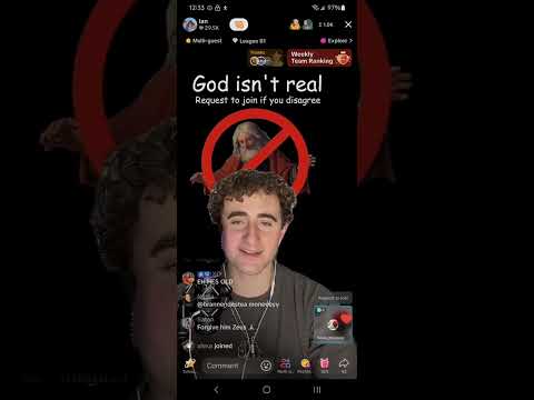 Ian Debate 09/07/24 Prove God Exists