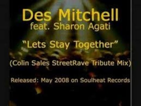 Des Mitchell feat Sharon Agati Let's stay together jedset re edit