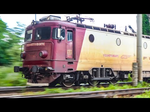 Trenul R-5445 Bacău - Suceava Nord sosește în Suceava cu un super mecanic! (12.07.2018)