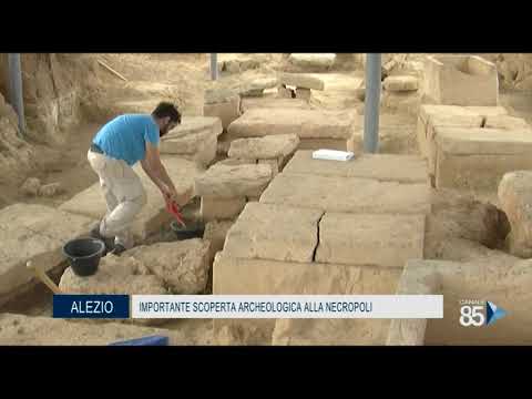07 Agosto 2020   Alezio   Importante scoperta archeologica alla necropoli