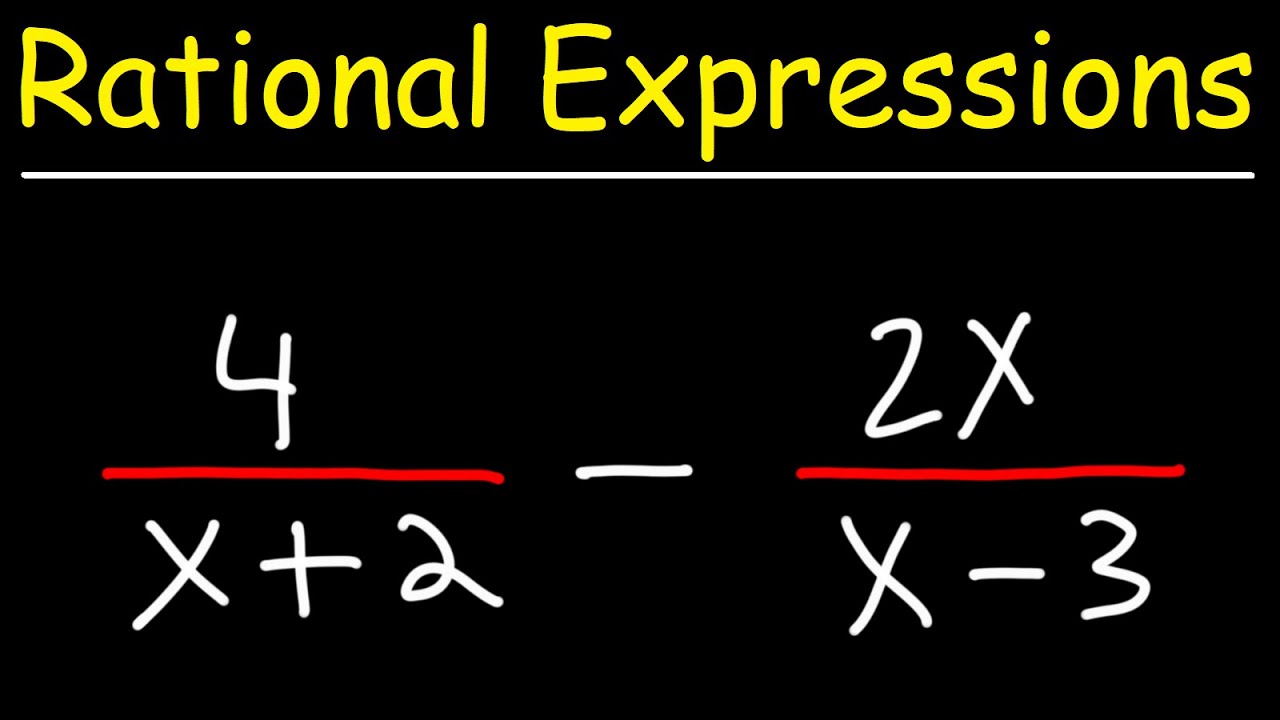 How to Subtract Rational Expressions
