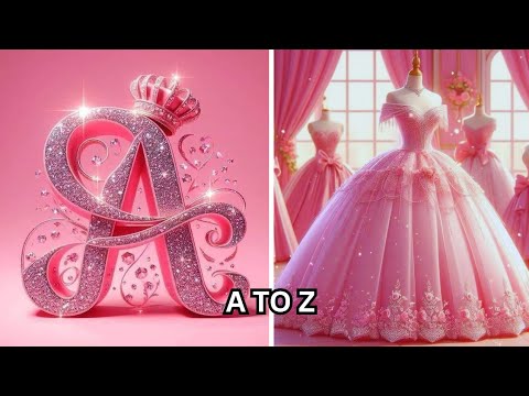 Choose Your Name's FIRST LETTER and see your beautiful Gown🤩🤗✨|Kairaeditz