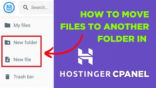 Download the video "How to Move Files to Another Folder in Hostinger Cpanel"