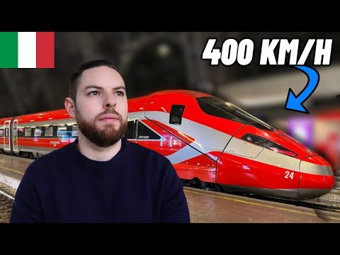 Da Milano a Firenze sul treno proiettile FRECCIAROSSA da 400 KM/H 🇮🇹