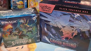 Friday night magic the gathering and pokemon pack openings