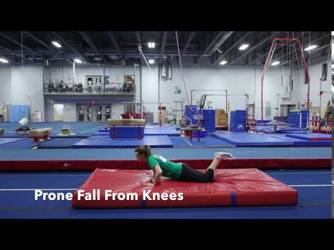 Gymnastics Video Model: Prone Fall from Knees