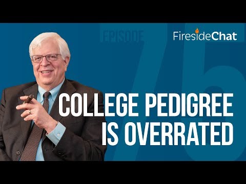 Fireside Chat Ep. 75 — College Pedigree is Overrated | Fireside Chat