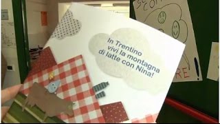 preview picture of video 'La MONTAGNA di LATTE, in anteprima i quaderni nella scuola di Tenno'