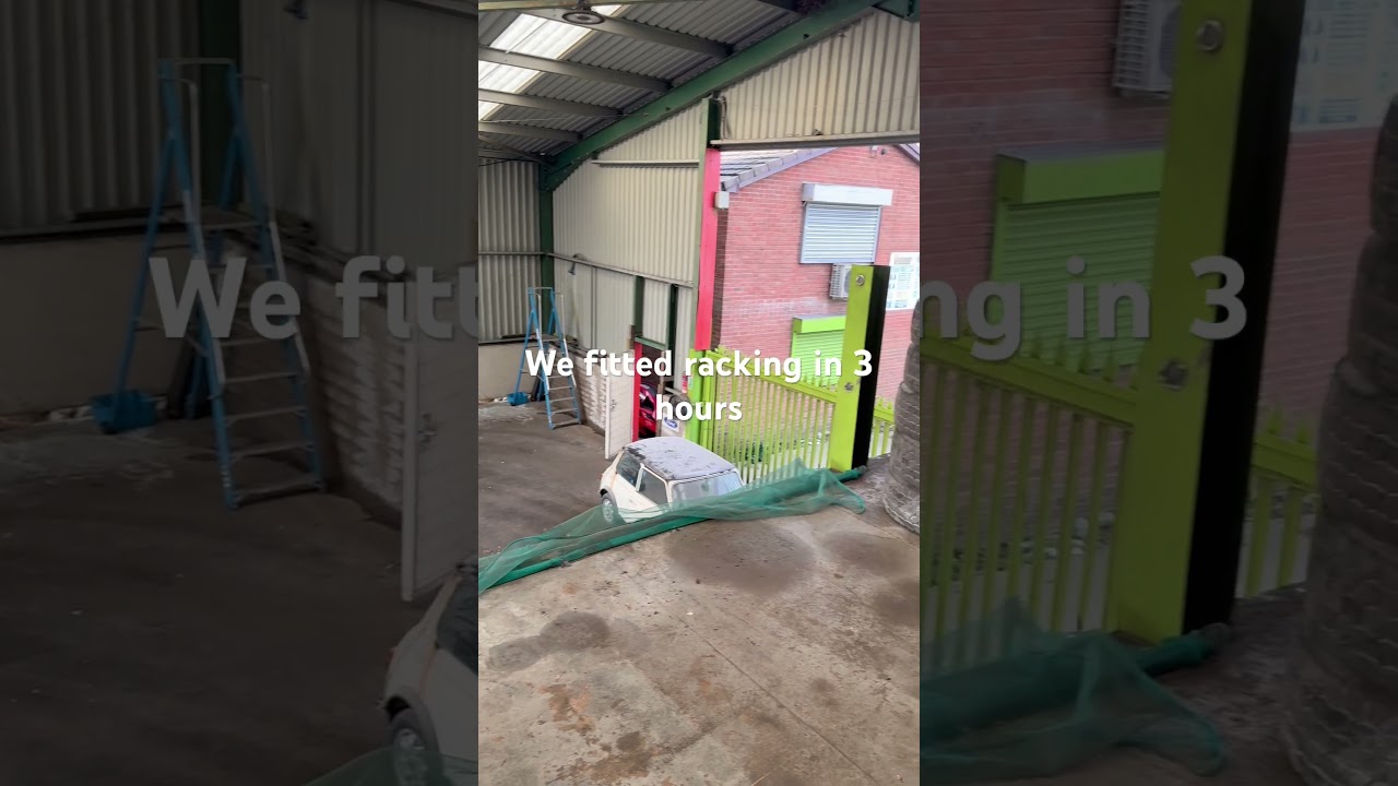 Dexion racking job start