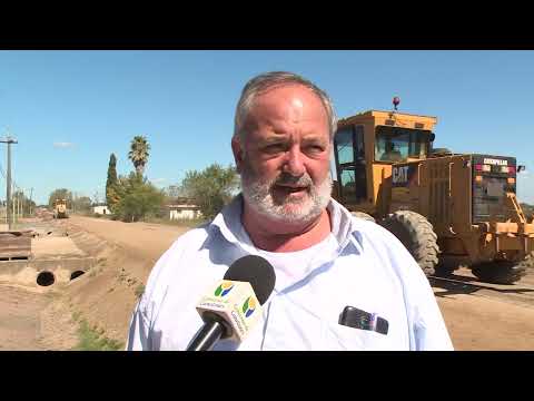Avanzan las obras en camino Paso del Medio del Municipio de Las Piedras