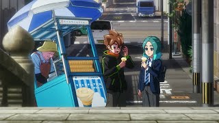 ほぼアニメ!会いに来た円堂ハルに長崎を紹介する雲明　　イナズマイレブン 英雄たちのヴィクトリーロード#20