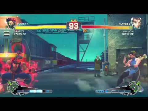 SSFIV Online: Tokido (Akuma) vs LunatyCat (Chun Li) TRUE-HD QUALITY