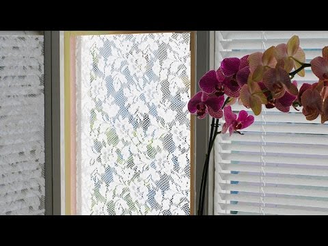 Make a Lace Curtain Fly Screen - DIY Home - Guidecentral