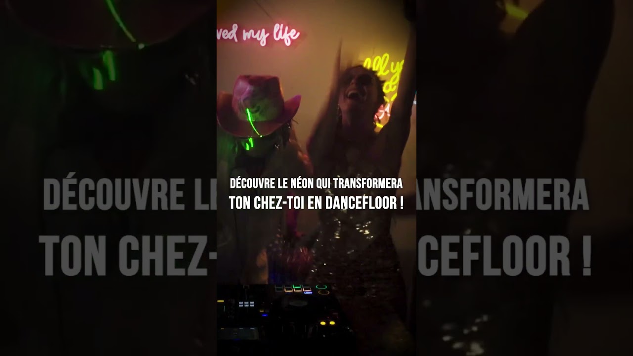 Néon LED “La vie en rose”  Ambiance romantique & élégante