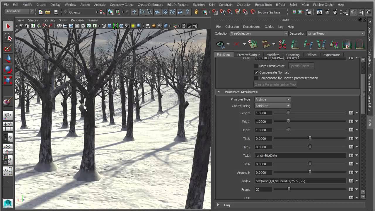 XGen Instancing Overview