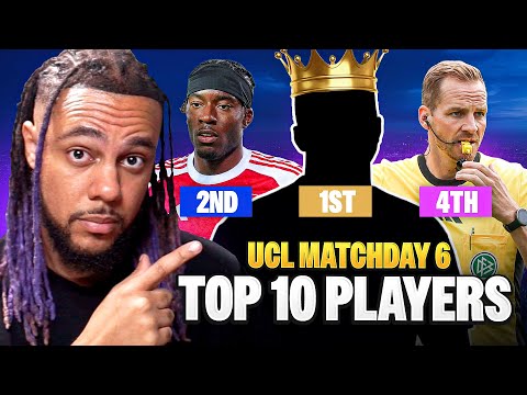 TOP 10 PLAYERS OF UCL MATCHDAY 6! 🥇