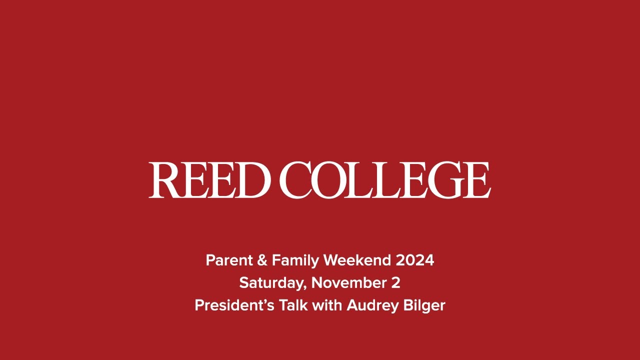 Parent & Family Weekend 2024: President's Talk with Audrey Bilger