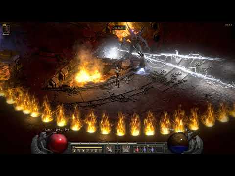 Diablo 2 Resurrected - Hell - Assassin - Fast Chaos Sanctuary farming Run - With low budged gear