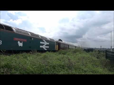 47810 and 47593 passing after Deganwy   29 04 2023