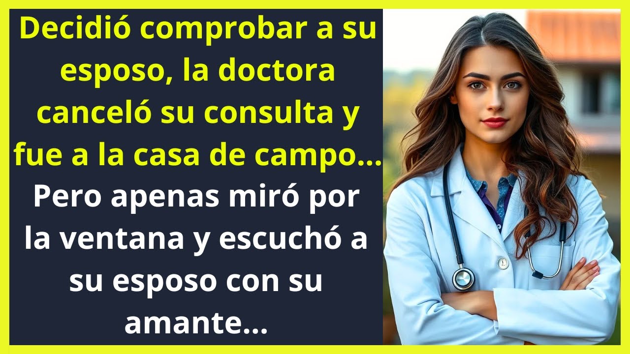 Canceló su consulta para espiar a su esposo, fue a la casa de campo y lo que vio por la ventana...