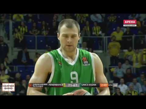 Fenerbahce - Unics Kazan  73-81 - LAST 6 MINUTES [02/11/2016, EuroLeague RS05]