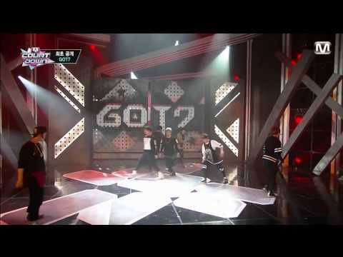 16.01.2014 GOT7 - Intro + Follow Me = Girls Girls Girls @ Mnet M!Countdown  ( Debut Stage)  1080