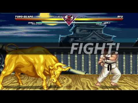 TORO GUAPO VS RYU   STREET FIGHTER HIGH LEVEL EPIC FIGH