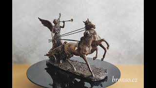 Bohyně Niké na voze – vítězství, řecká mytologie, dekorace Veronese WU75984A4 