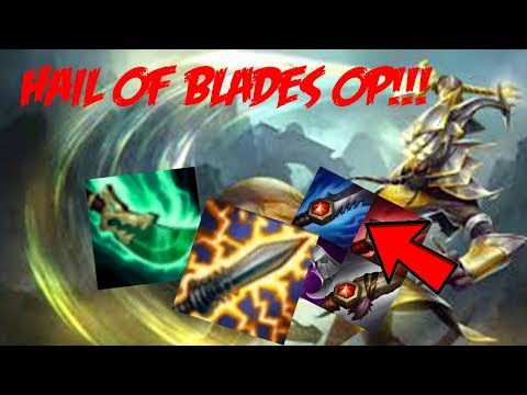 HAIL OF BLADES MASTER YI