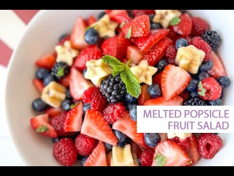 Melt popsicles into your fruit salad?! 3 Fourth recipes with a patriotic pop