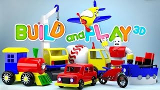 Çizgi film Build and play tüm bölümler bir arada : Araba, Traktor, Uçaklar, Gemi...
