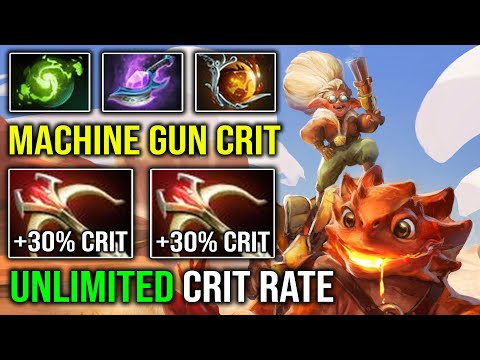 Don't Underestimate this Machine Gun Grandma | WTF 60% Crit Rate Double Daedalus vs Tank Hero Dota 2