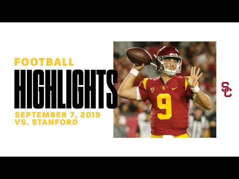 Football: USC 45, Stanford 20 - Highlights 9/7/2019