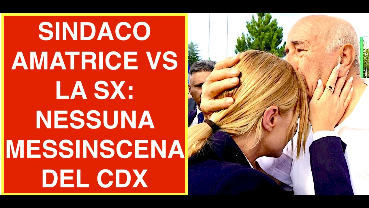 SINDACO AMATRICE NESSUNA MESSINSCENA DEL CDX. SOLO SPECULAZIONI
