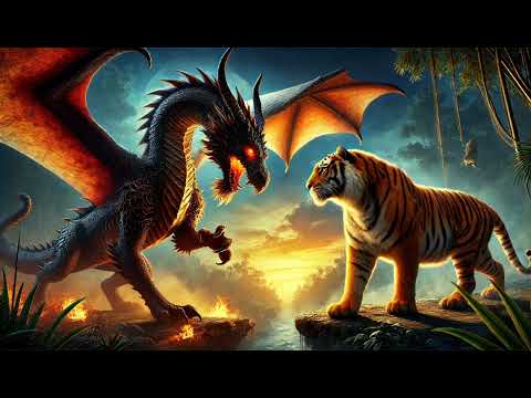 Legendary dragons vs jungle animals
