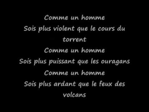 Mulan- Comme un homme (lyric french)