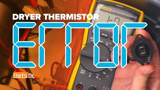 How to Test Samsung Dryer Thermistor and Fix tS, tO, tC, tC5 Error Codes