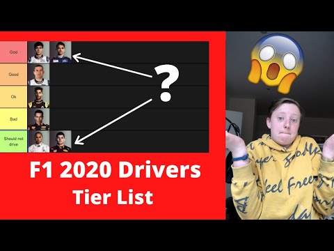 F1 2020 drivers tier list