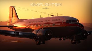 New Zealand National Airways Corporation ZK-AWP (Classic) | Aeroplane Heaven DC-3 Dakota video