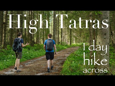 1 day hike across High Tatras national park in Slovakia