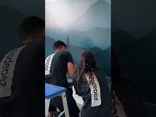 Vídeo relacionado con Murales de pared de tamaño personalizado, paisaje de lago sereno, reflejo de árbol desnudo, espejo de agua, minimalista, naturaleza, autoadhesivo, tela de pared, papel tapiz grande extraíble para