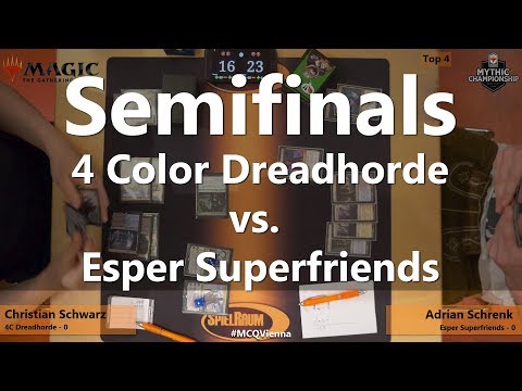 MCQ Coverage: Top 4 - 4 Color Dreadhorde VS Esper Superfriends - SpielRaum [EN]