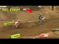 Justin Barcia Malcolm Stewart Massive Mid Air Crash Anaheim Supercross 2026 450 Main Event