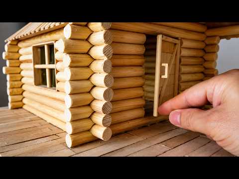 DIY Mini Log Cabin