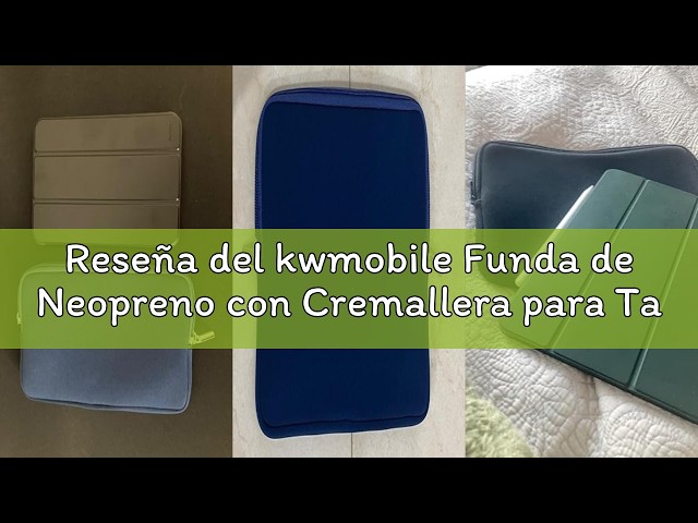 Vídeo relacionado con kwmobile Carcasa para móvil tamaño XXL - 7" - Funda Universal con Cremallera - Estuche de Neopreno - Arte Pop